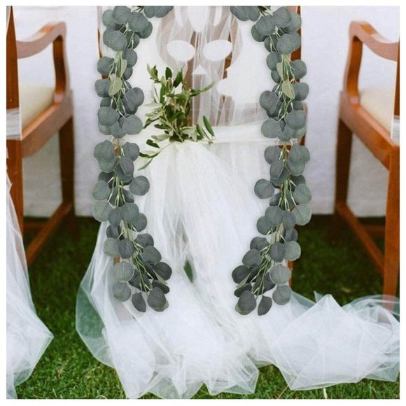 25 count | Eucalyptus Garland 162.5 total feet Wedding Arch Decorations Leaves - Picture 4 of 5